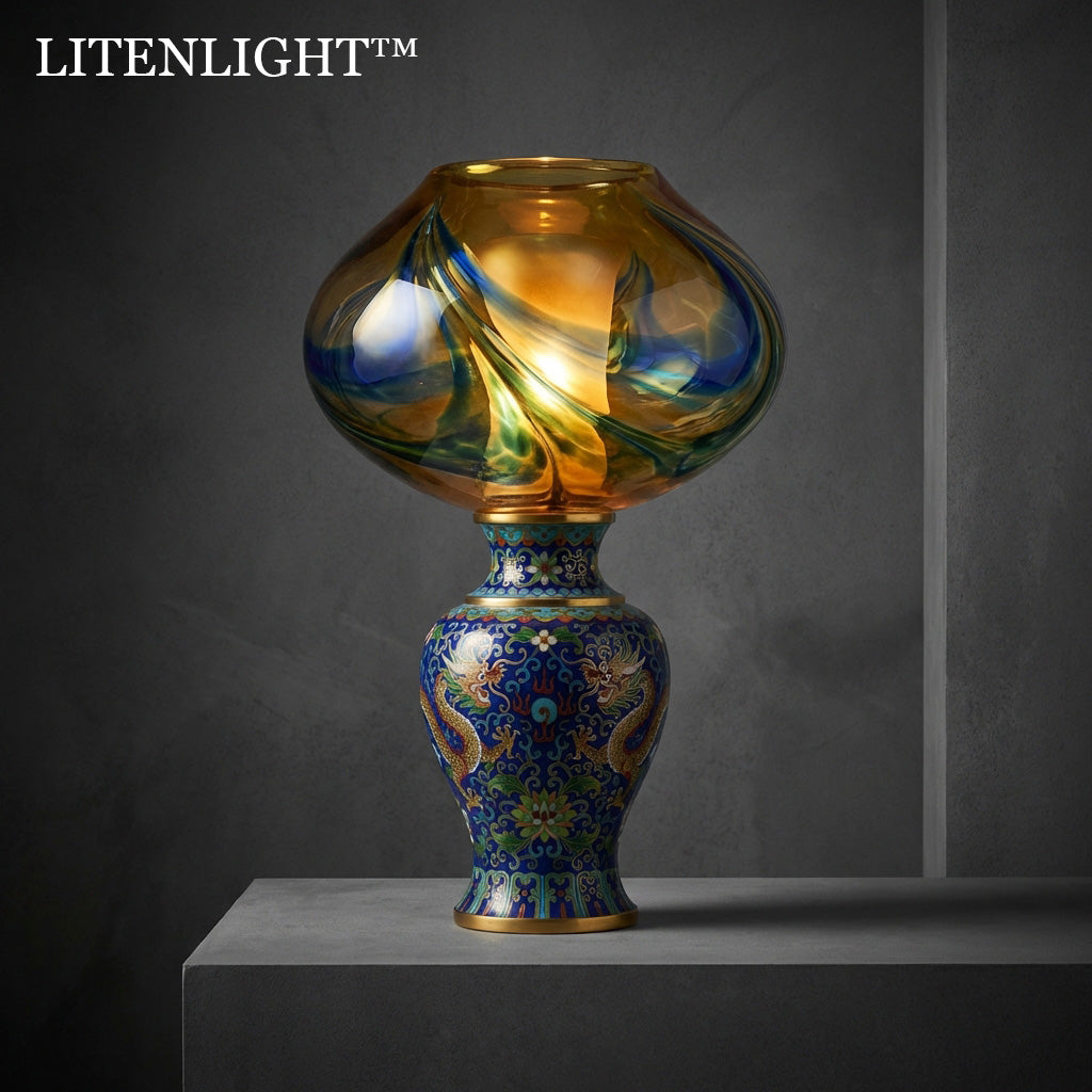 Artisan Glass Table Lamp