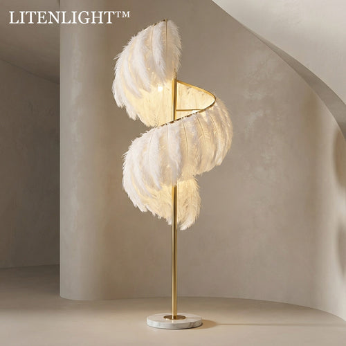 Feather Aura Floor Lamp